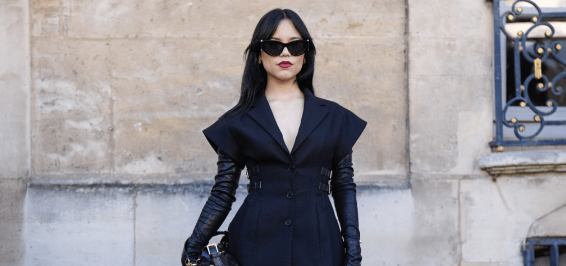Jenna Ortega stuns at Dior's Paris show