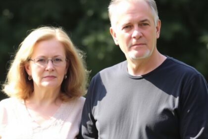 Bryan Kohberger's parents in a serene outdoor setting.