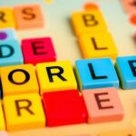 Colorful Wordle tiles in a playful grid layout.