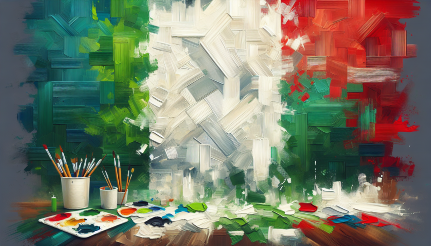 Teenager Painting