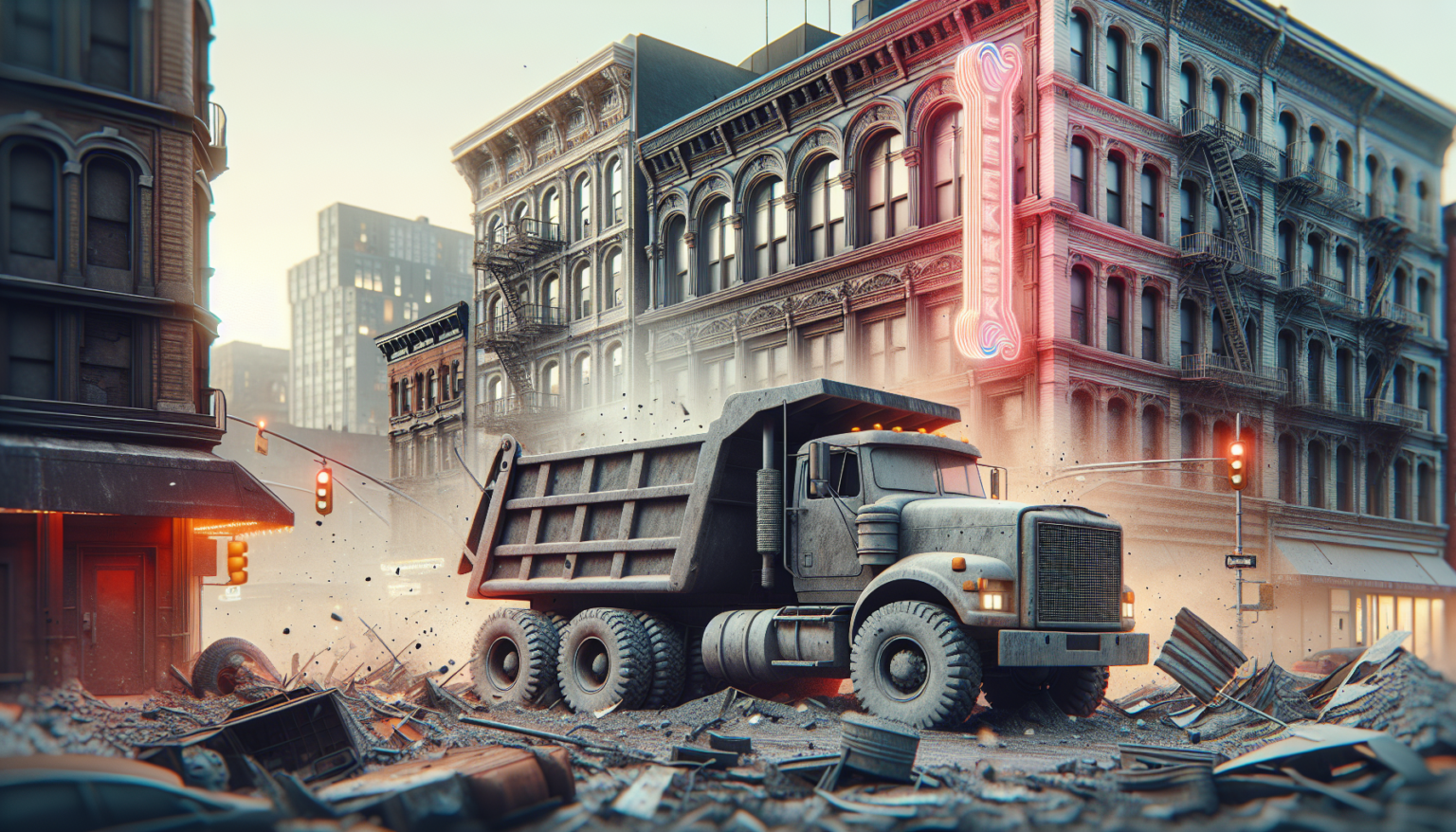 Truck crash
