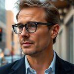 Cooke Maroney portrait in urban setting, stylish attire.