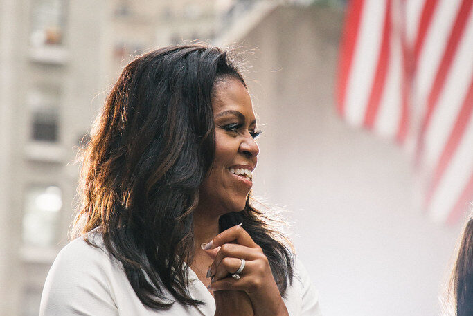 Michelle Obama jokes about single life