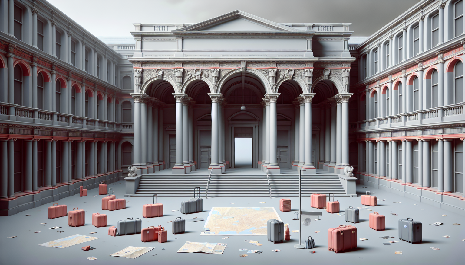 Stranded Louvre