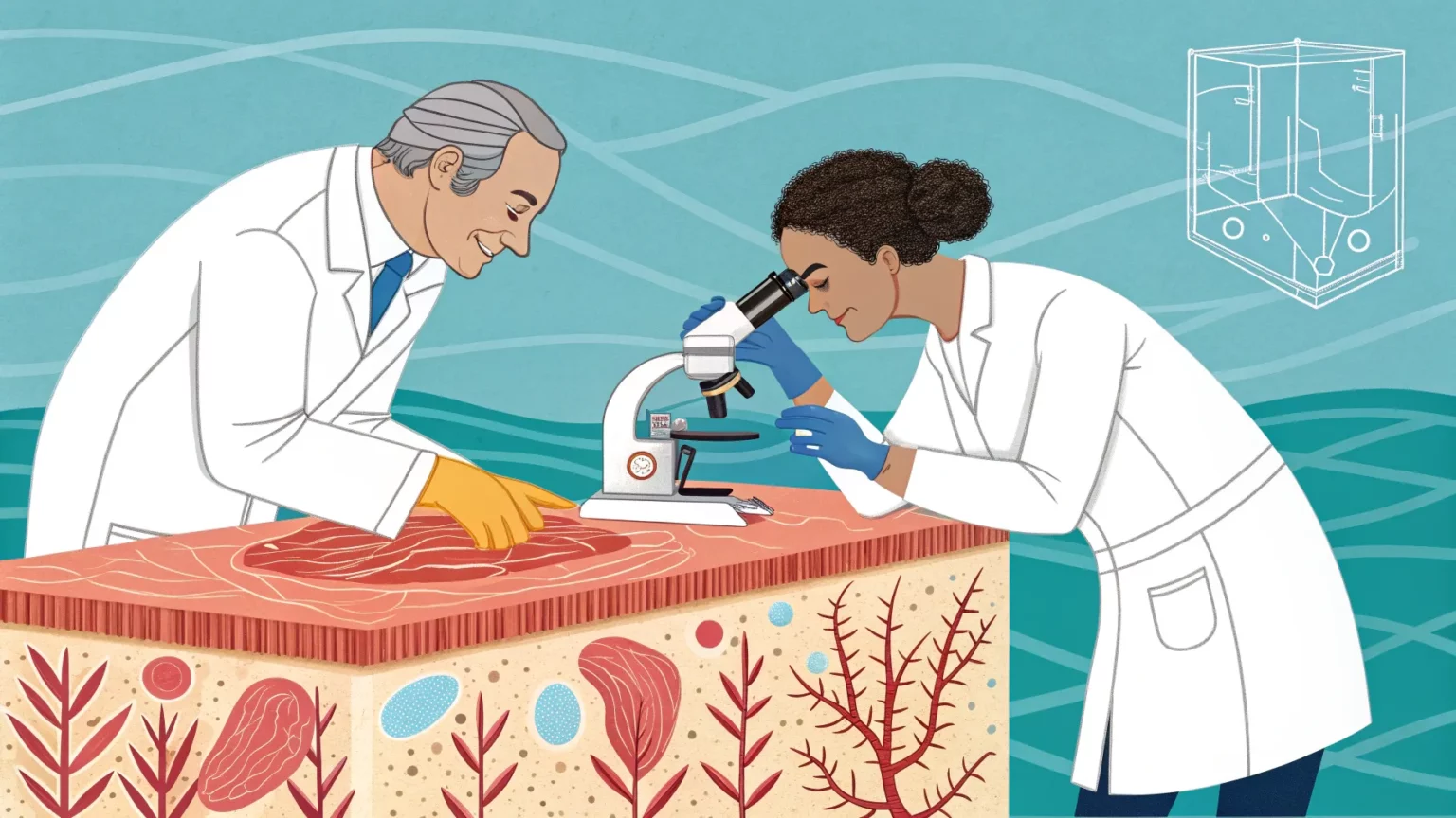 fingertips wrinkle water