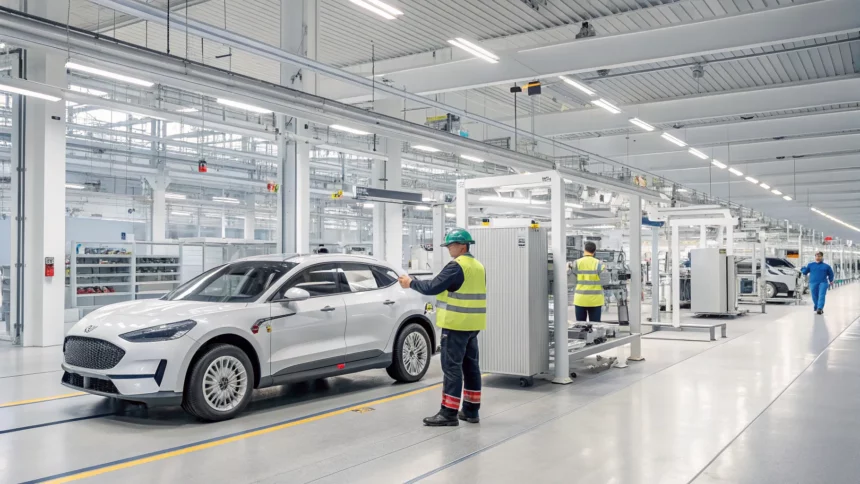 ford electric vehicle production