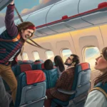 passenger breaks free