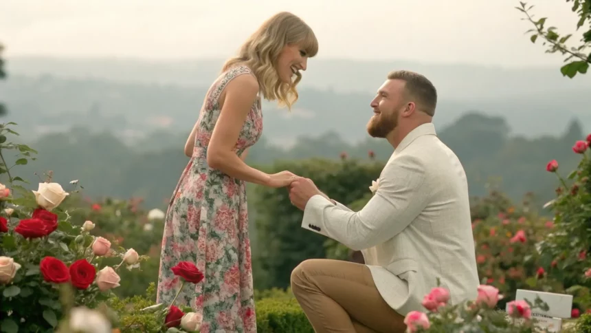 swift kelce engagement