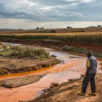 acidic mine waste spill alarms farmers