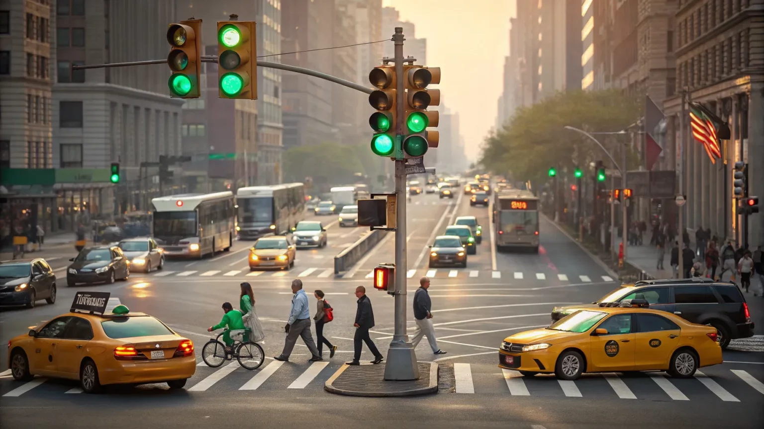 new traffic signals reward ridesharing