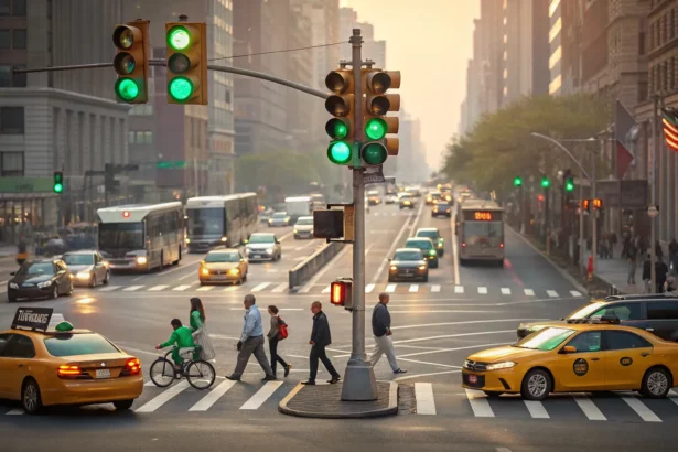 new traffic signals reward ridesharing