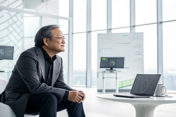 nvidia ceo pledges patience amid competition
