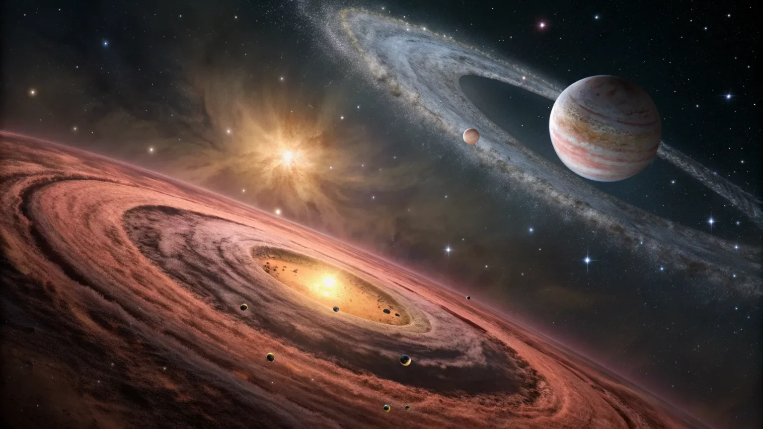 planet forming stellar disk