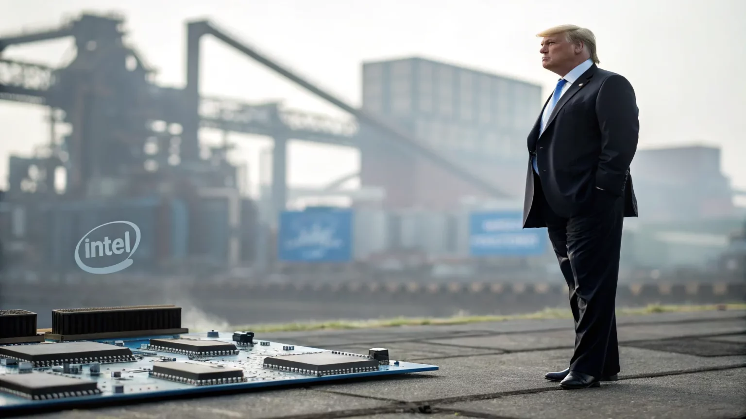 trump stakes steel intel companies