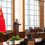 china signals resolve amid tariff threat