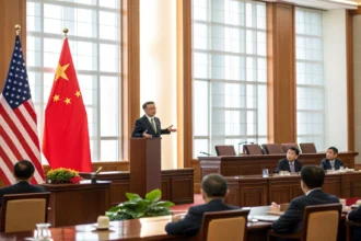 china signals resolve amid tariff threat