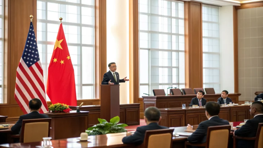 china signals resolve amid tariff threat