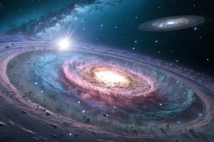 ice around baby star offers clues