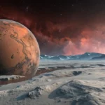 mars polar vortex ozone surge