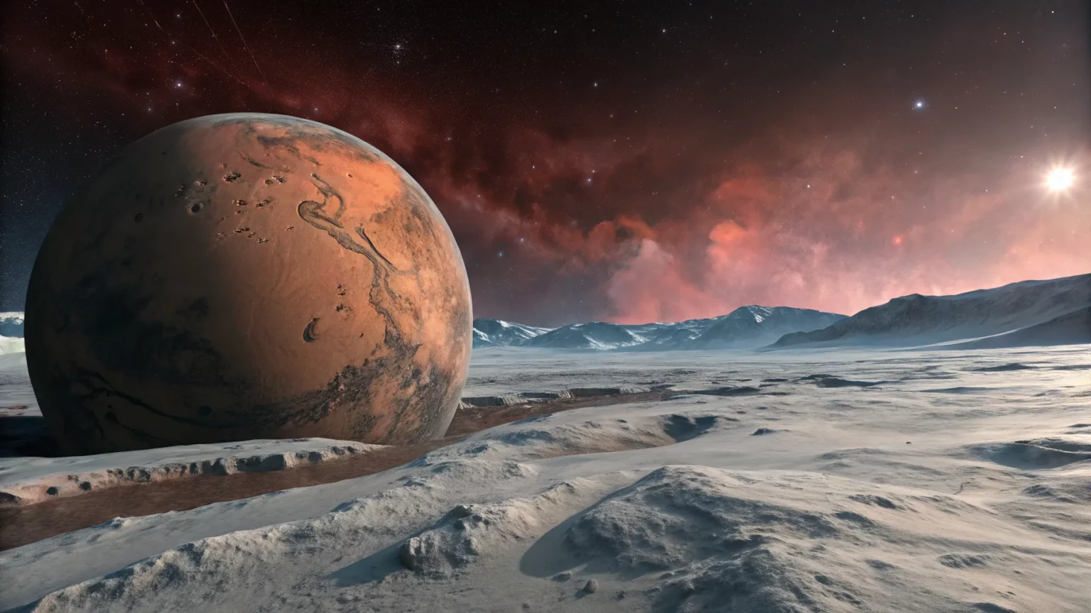 mars polar vortex ozone surge