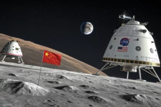 nasa china race back moon