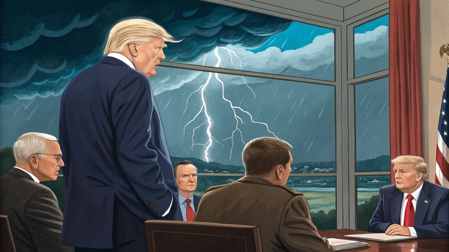 trump pushes states shoulder disasters