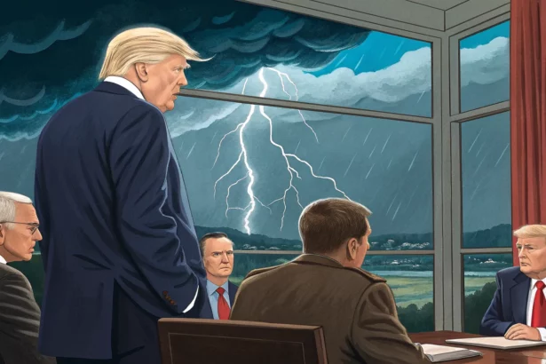 trump pushes states shoulder disasters