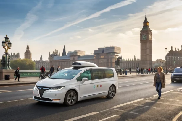 waymo london robotaxis sights sets