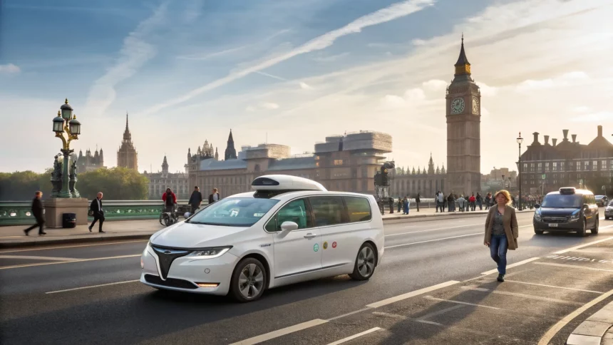 waymo london robotaxis sights sets