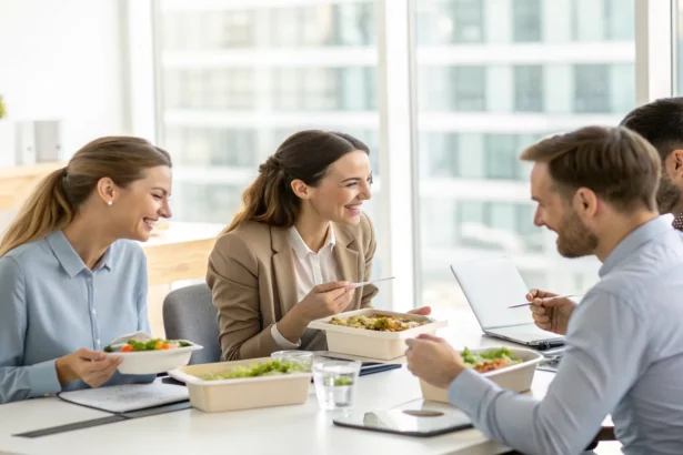 workers spend weekly on lunch