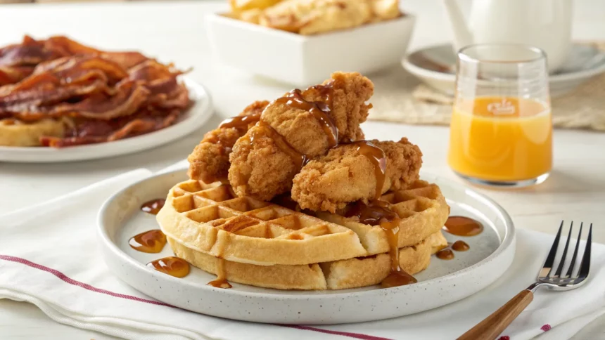chick fil a chicken and waffles