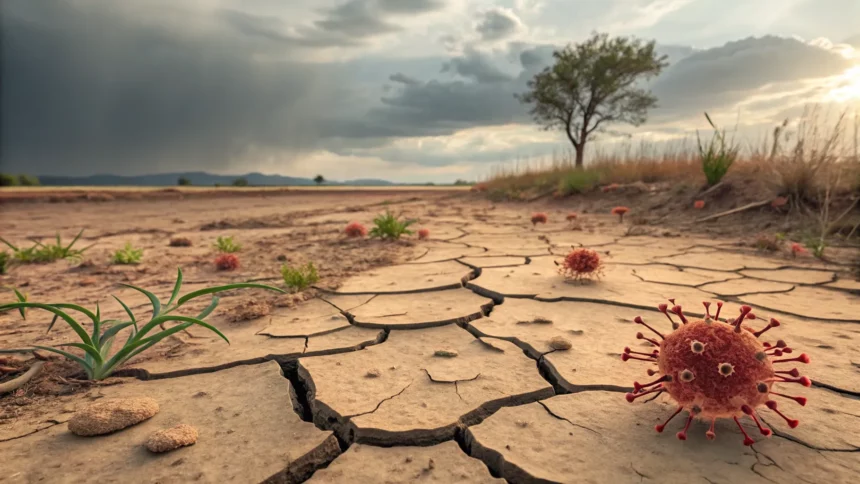 dry soils favor methane eating microbes