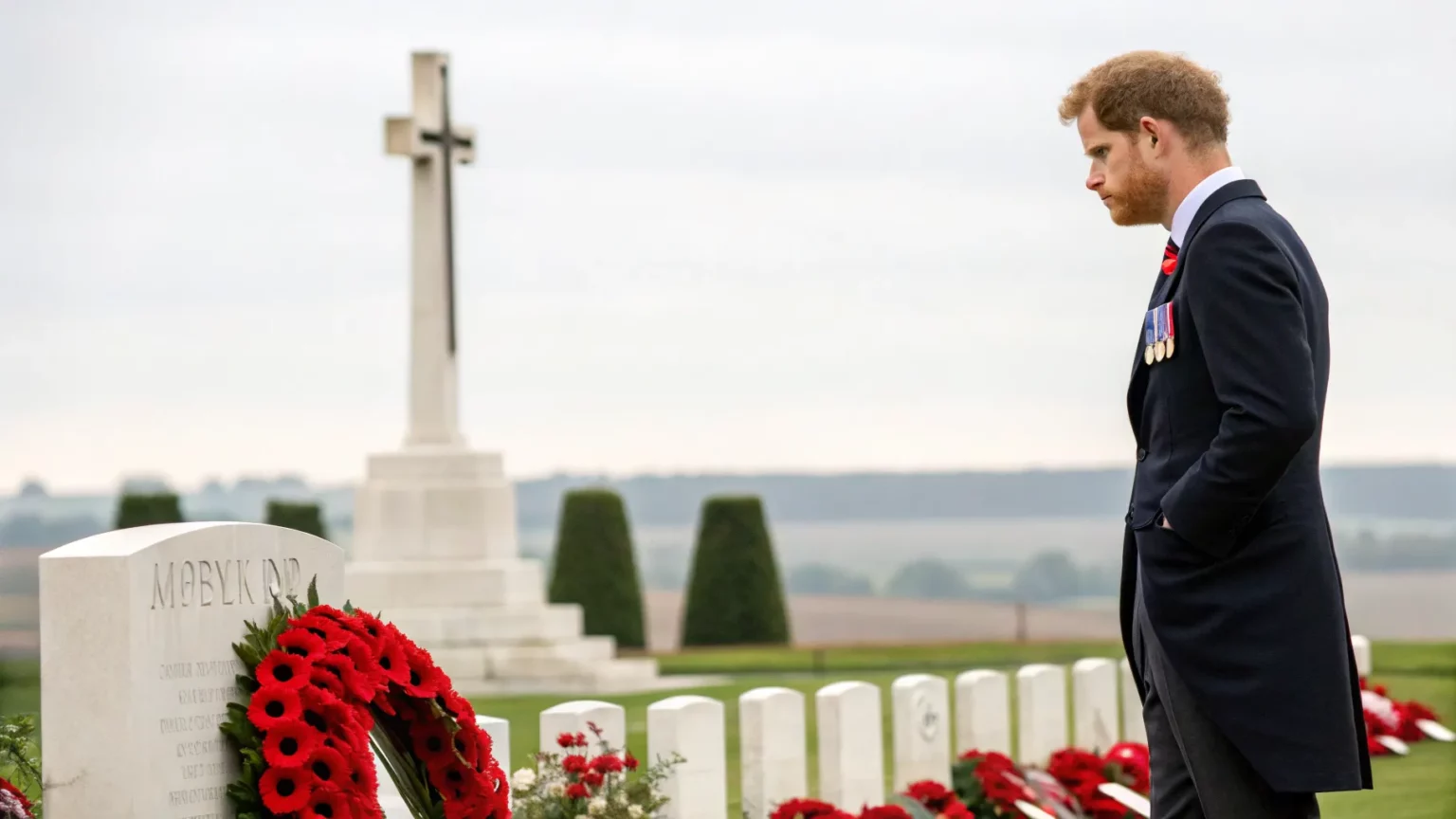 # prince harry signals intent before remembrance