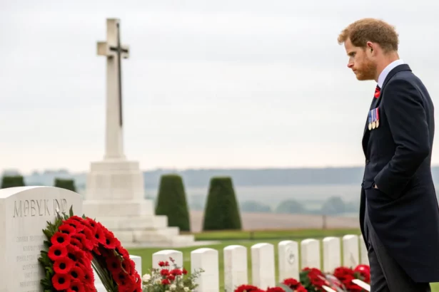 # prince harry signals intent before remembrance