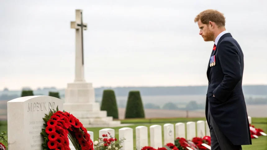 # prince harry signals intent before remembrance