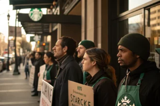 starbucks workers coordinated walkout