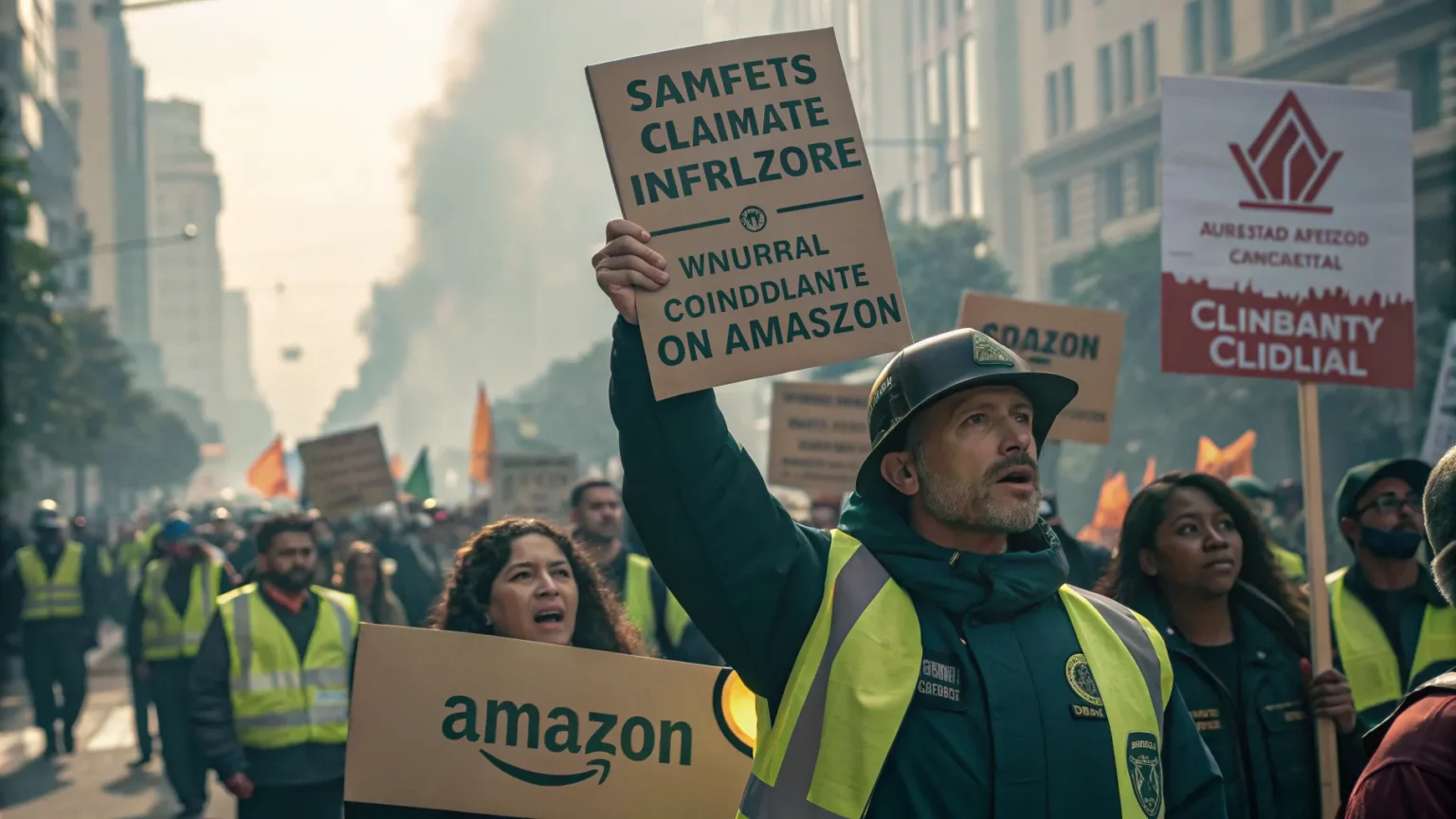 amazon workers black friday protests