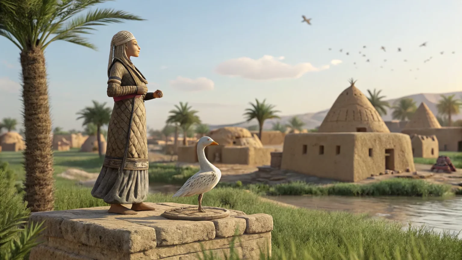 ancient figurine spiritual shift middle east