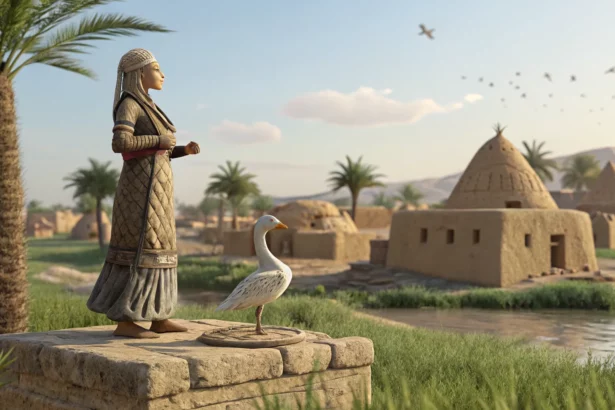 ancient figurine spiritual shift middle east