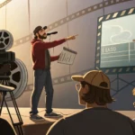 director defends on set improvisation over ai