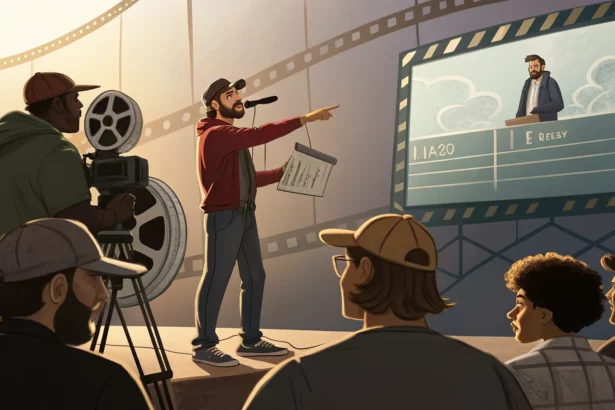 director defends on set improvisation over ai