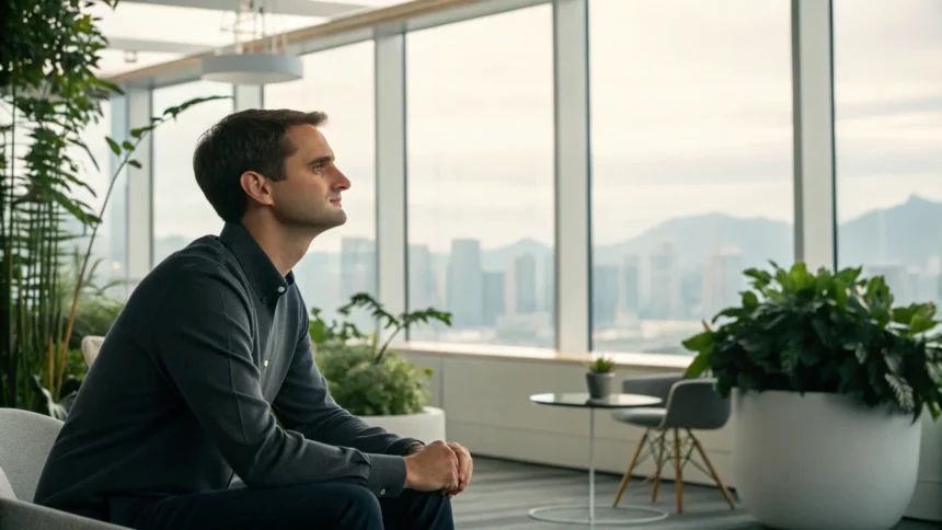 evan spiegel stress as opportunity
