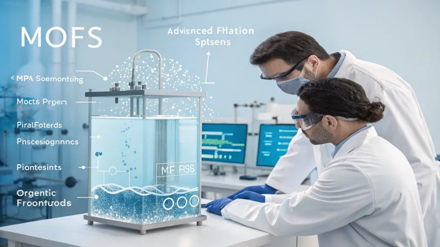 mofs trap pfas fast reuse