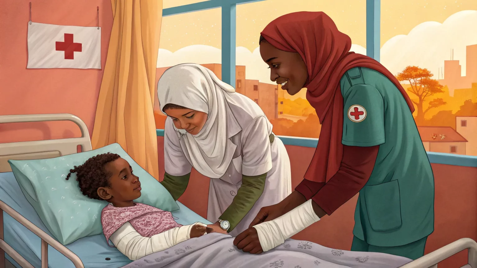 nonprofit aids burned children border