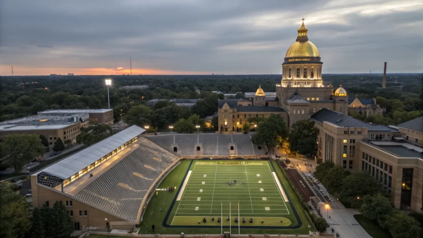 notre dame extends marcus freeman