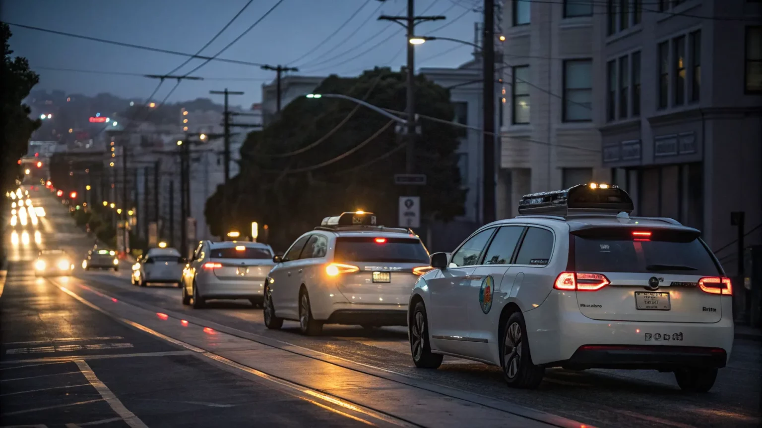 waymo robotaxis stalled san francisco