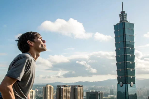 alex honnold taipei 101 climb