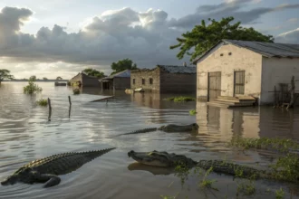 floods spur crocodile threat mozambique