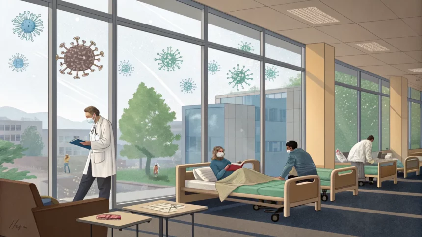 flu rarely spreads indoors study