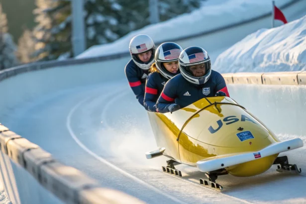 usa bobsled womens team historic